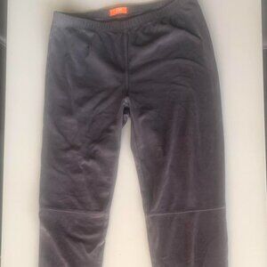 Dark grey faux suede leggings size XS